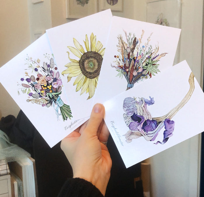 Blomster Postkort